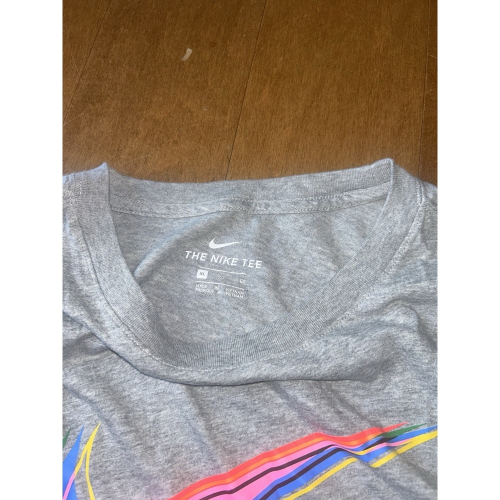 Nike Men's Multiple Color Swoosh Long Sleeve The Nike Tee XL Just Do It - Picture 7 of 11